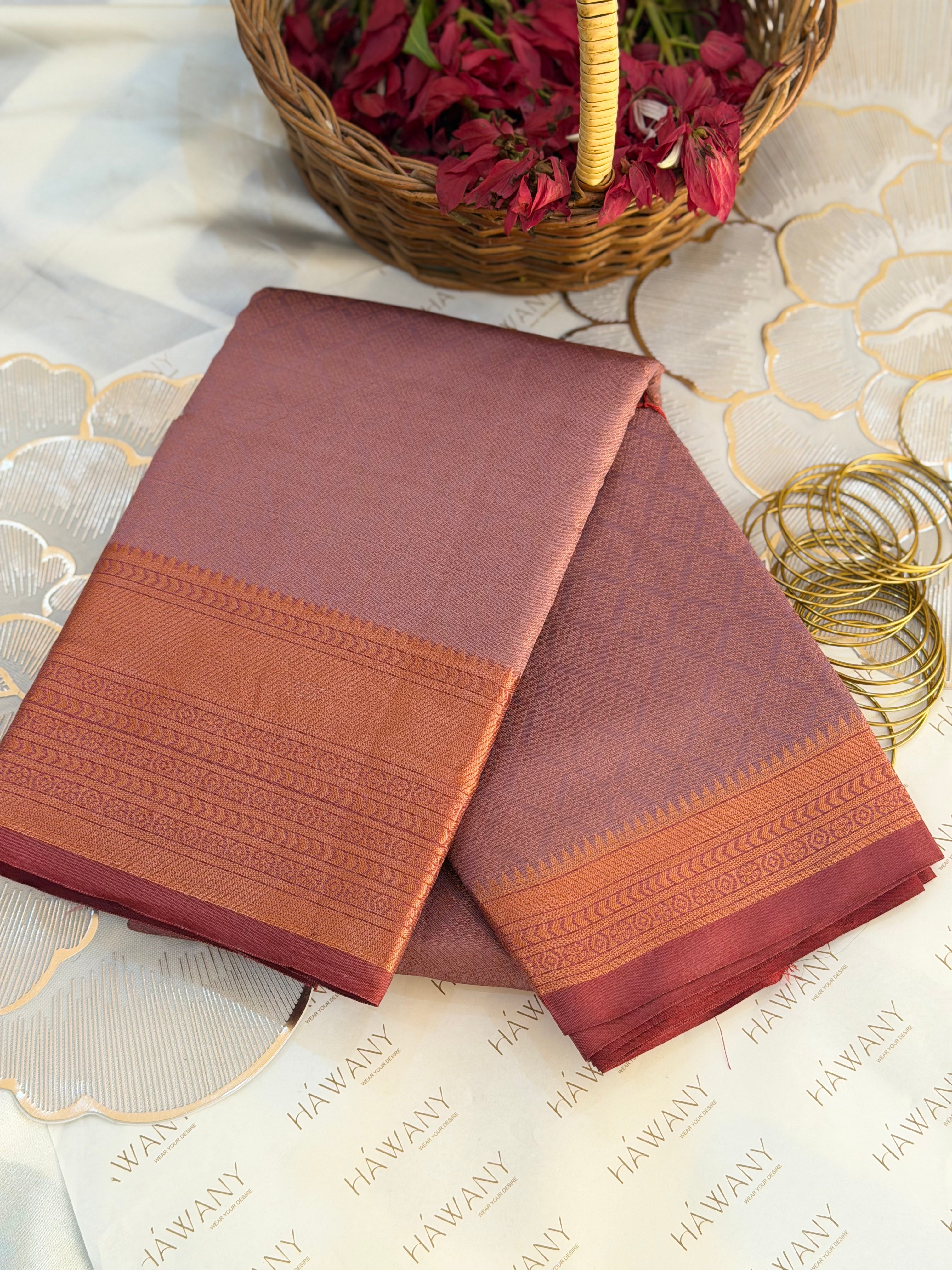 TARA- LAVENDER AND MAROON