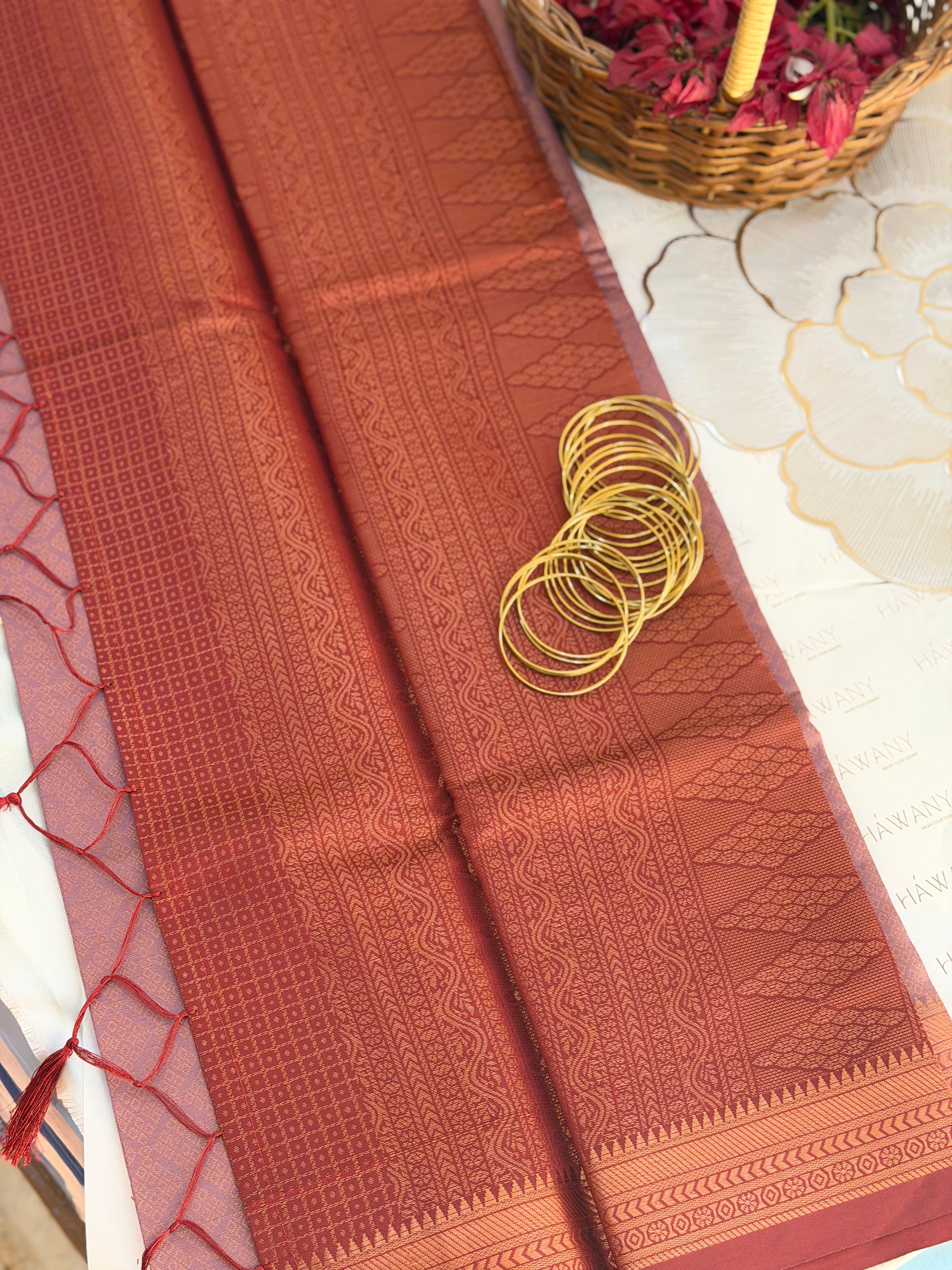 TARA- LAVENDER AND MAROON