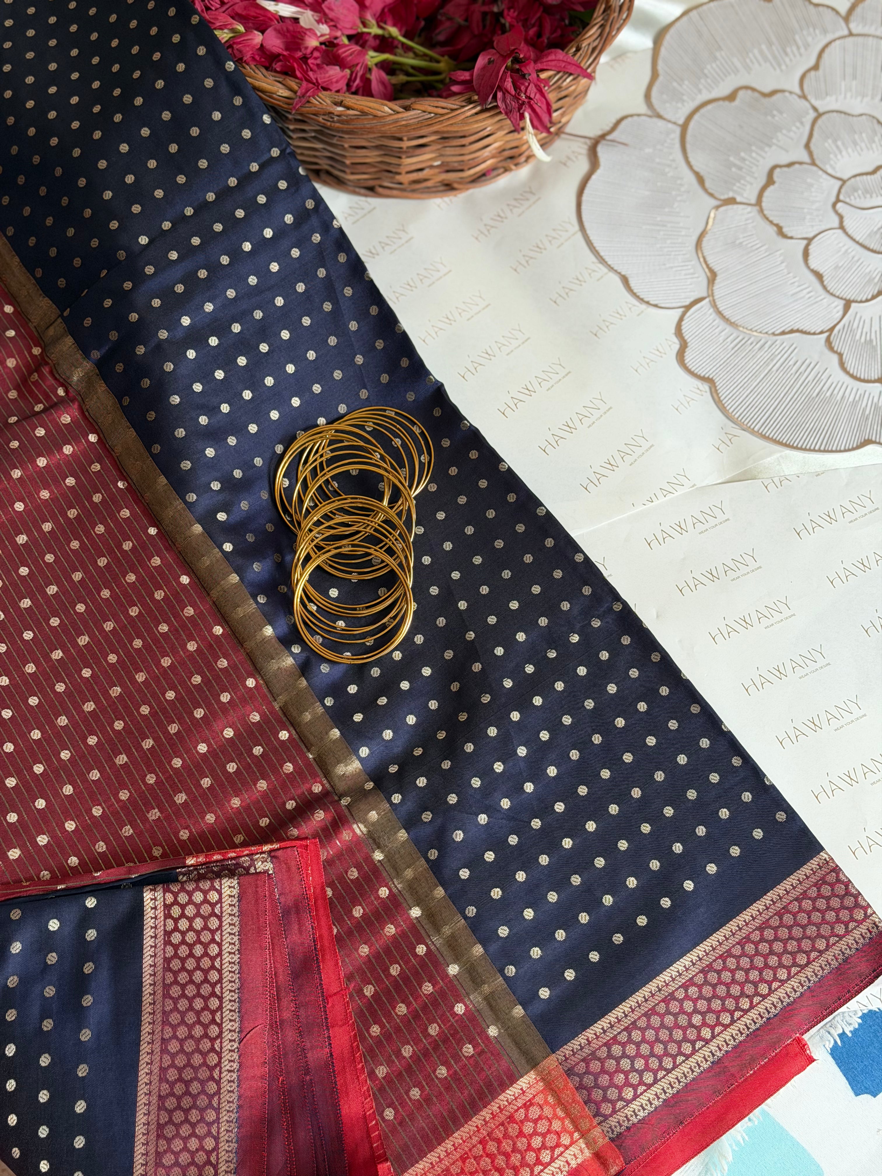 DIVA- NAVY BLUE AND MAROON