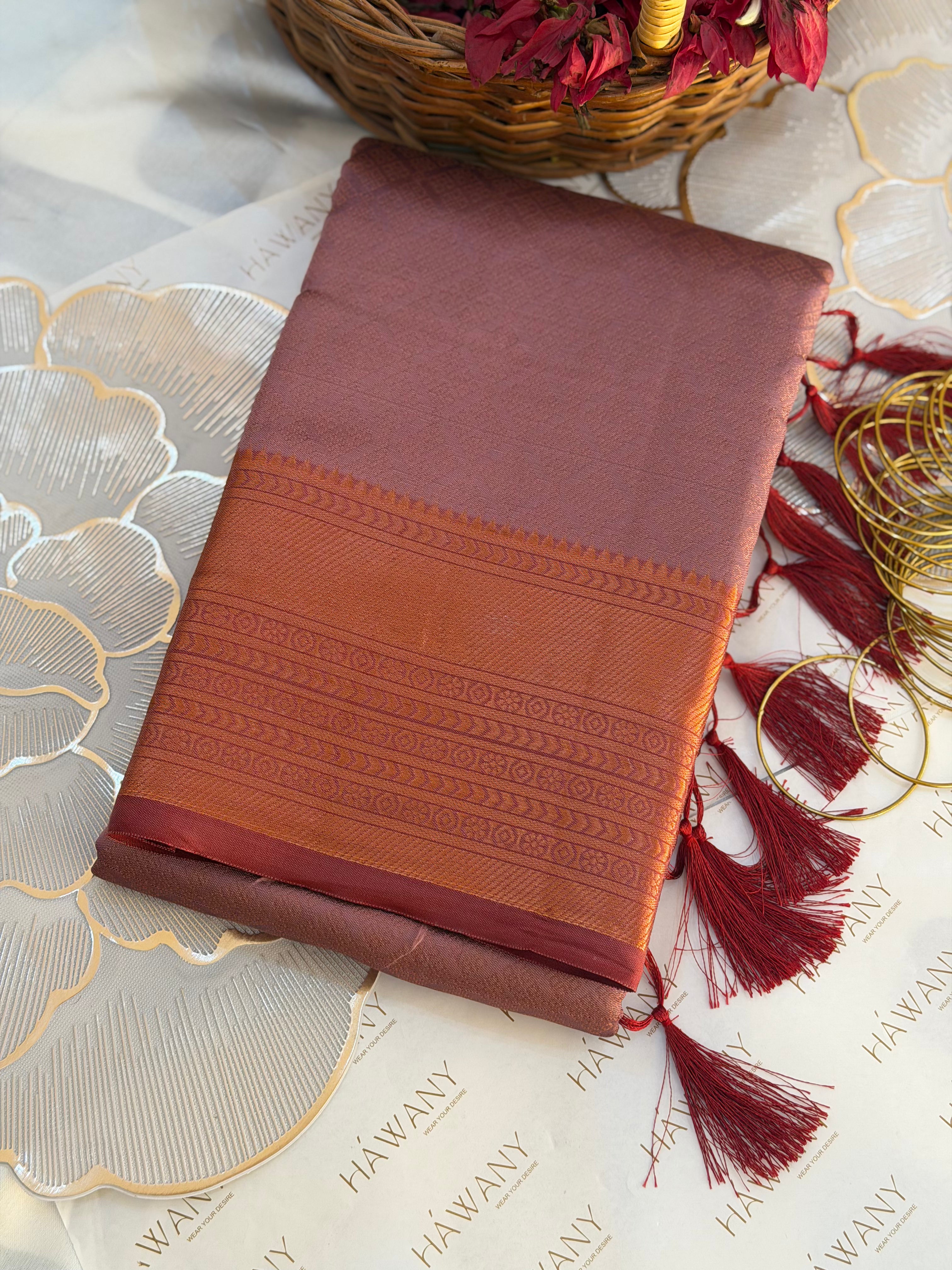 TARA- LAVENDER AND MAROON